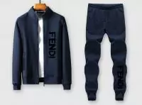 fendi tracksuit set ensemble de survetement regular fit zipper ft5419